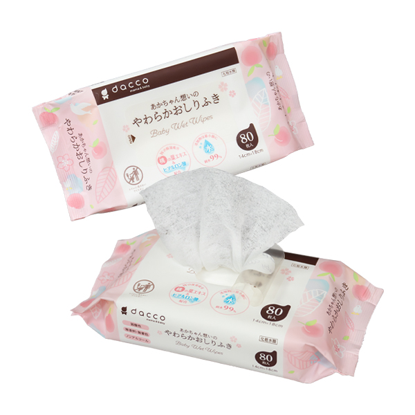 あかちゃん想いのやわらかおしりふき